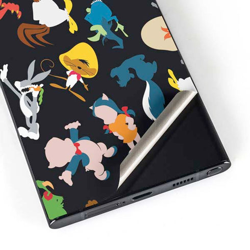 Looney Tunes Identity Pattern Galaxy S24 Ultra Skin