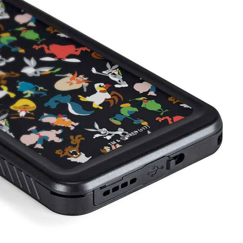 Looney Tunes Identity Pattern Galaxy S24 Waterproof Case