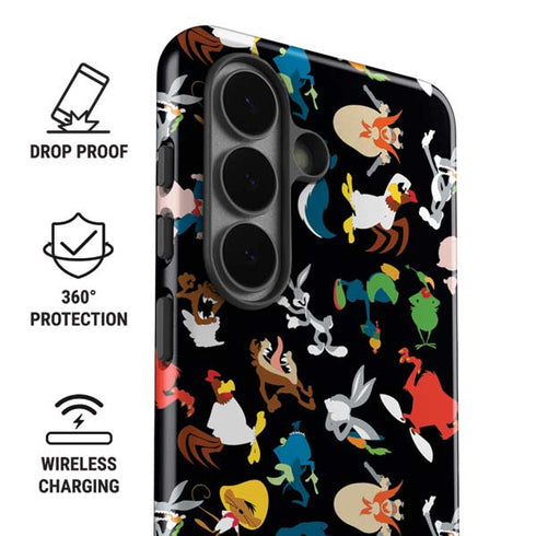 Looney Tunes Identity Pattern Galaxy S26 Plus Impact Case