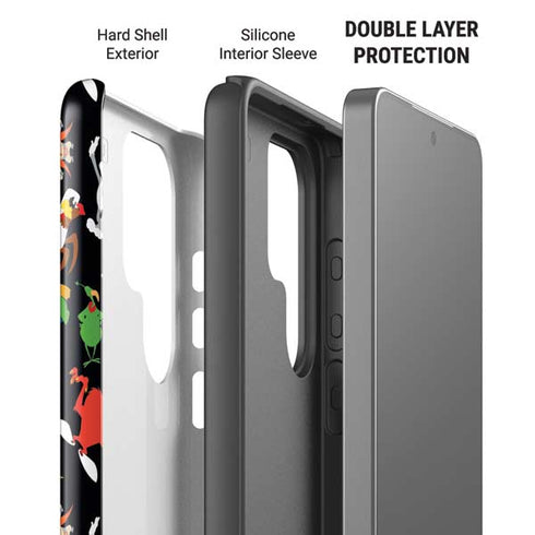 Looney Tunes Identity Pattern Galaxy S26 Ultra Impact Case