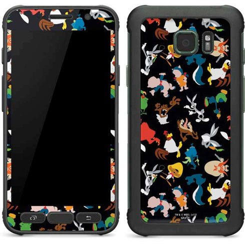 Looney Tunes Identity Pattern Galaxy S7 Active Skin