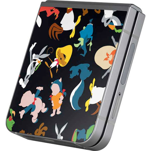Looney Tunes Identity Pattern Galaxy Z Flip6 Skin