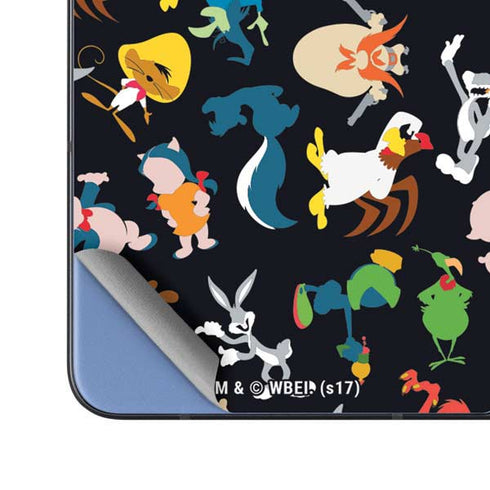 Looney Tunes Identity Pattern Galaxy Z Fold5 5G Skin