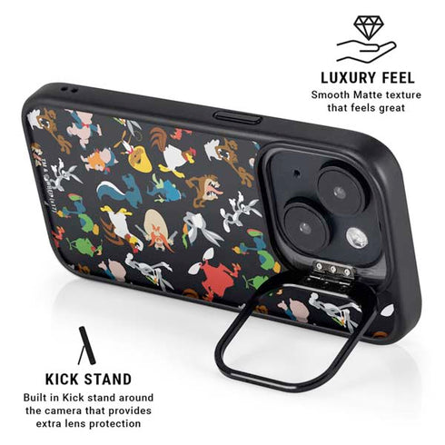 Looney Tunes Identity Pattern iPhone 14 Kickstand Case