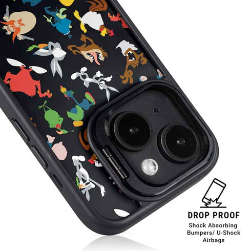 Looney Tunes Identity Pattern iPhone 14 Kickstand Case