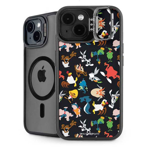 Looney Tunes Identity Pattern iPhone 14 Plus Kickstand Case