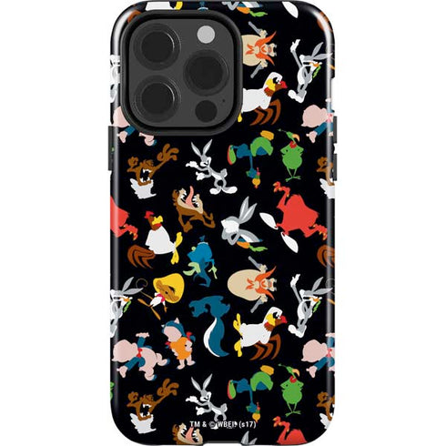 Looney Tunes Identity Pattern iPhone 15 Pro Impact Case