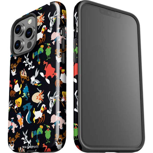 Looney Tunes Identity Pattern iPhone 15 Pro Impact Case