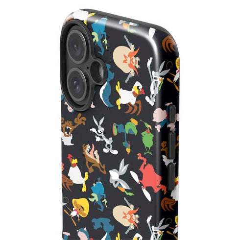 Looney Tunes Identity Pattern iPhone 16 Impact Case