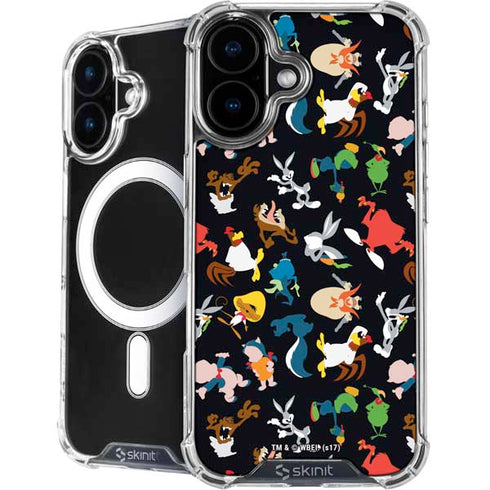 Looney Tunes Identity Pattern iPhone 16 MagSafe Case