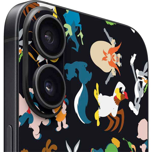 Looney Tunes Identity Pattern iPhone 16 Plus Skin