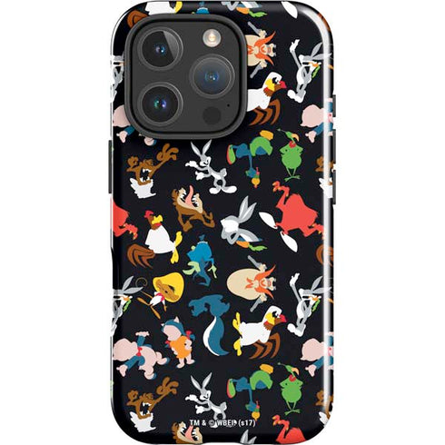 Looney Tunes Identity Pattern iPhone 16 Pro Impact Case