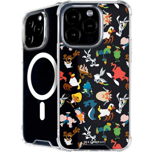 Looney Tunes Identity Pattern iPhone 16 Pro MagSafe Case