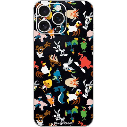 Looney Tunes Identity Pattern iPhone 16 Pro Max Skin