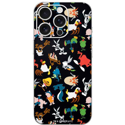 Looney Tunes Identity Pattern iPhone 16 Pro Skin