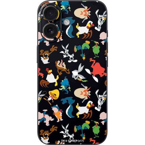 Looney Tunes Identity Pattern iPhone 16 Skin