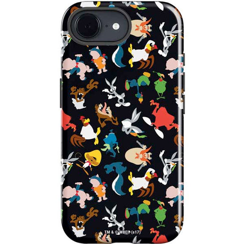 Looney Tunes Identity Pattern iPhone 16e Impact Case