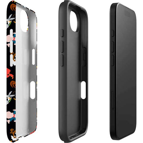 Looney Tunes Identity Pattern iPhone 16e Impact Case