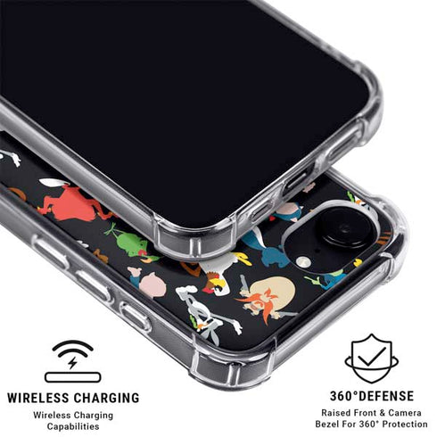 Looney Tunes Identity Pattern iPhone 16e MagSafe Case