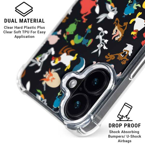 Looney Tunes Identity Pattern iPhone 17 MagSafe Case