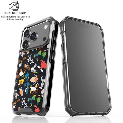 Looney Tunes Identity Pattern iPhone 18 Pro Clear Case