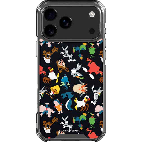 Looney Tunes Identity Pattern iPhone 18 Pro Max Clear Case