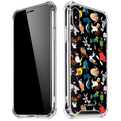 Looney Tunes Identity Pattern iPhone X/XS Clear Case