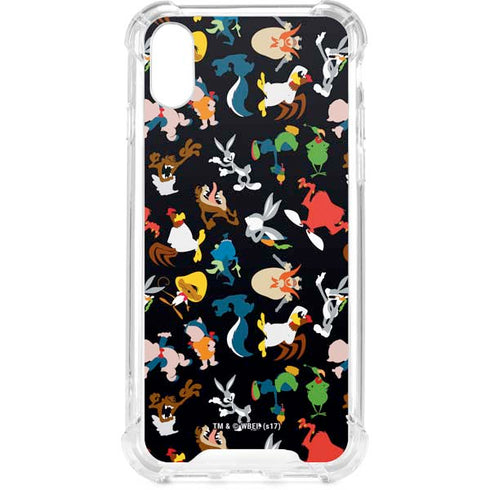Looney Tunes Identity Pattern iPhone XS Clear Case