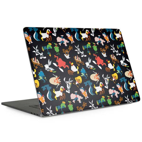 Looney Tunes Identity Pattern MacBook Skins