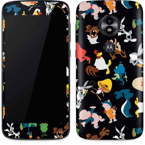 Looney Tunes Identity Pattern Moto E5 Play Skin
