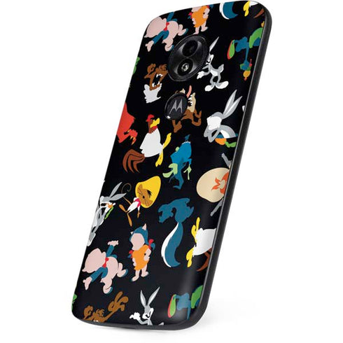 Looney Tunes Identity Pattern Moto E5 Play Skin