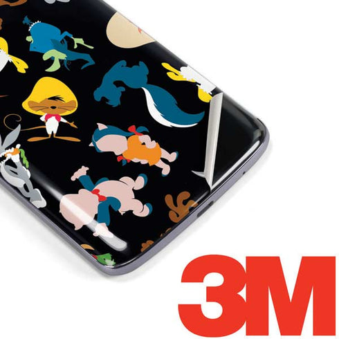 Looney Tunes Identity Pattern Moto E5 Plus Skin