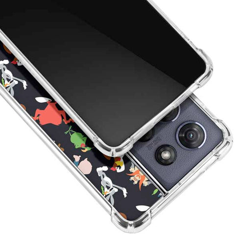 Looney Tunes Identity Pattern Moto G Play 5G (2025) Clear Case
