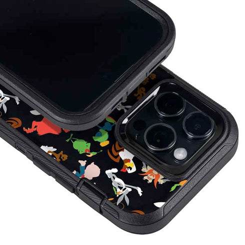 Looney Tunes Identity Pattern Otterbox Defender iPhone Skin