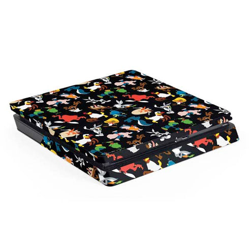Looney Tunes Identity Pattern PS4 Slim Skin