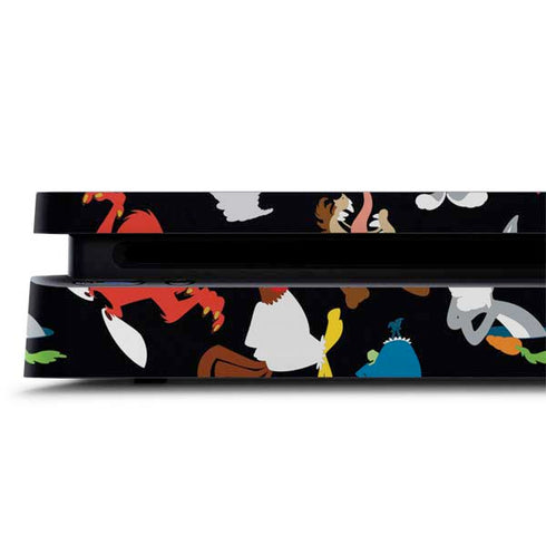 Looney Tunes Identity Pattern PS4 Slim Skin