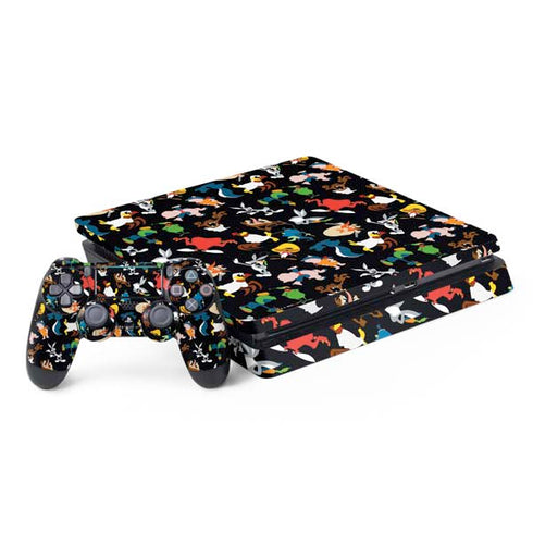 Looney Tunes Identity Pattern PlayStation PS4 Skins