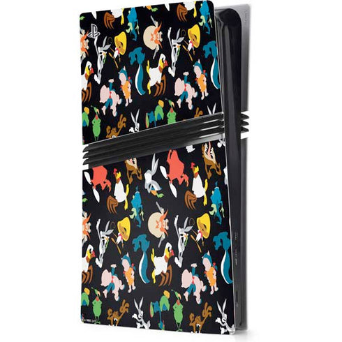Looney Tunes Identity Pattern PS5 Pro Console Skin