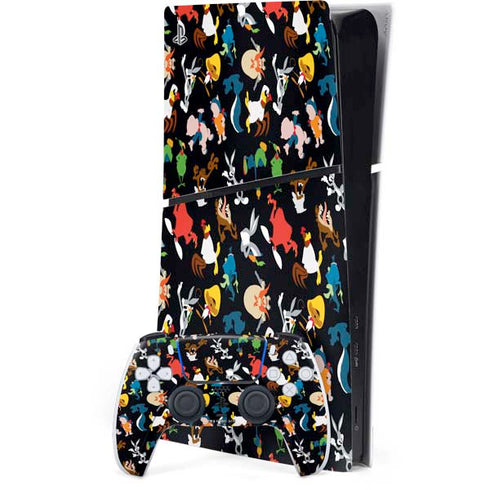 Looney Tunes Identity Pattern PlayStation PS5 Skins