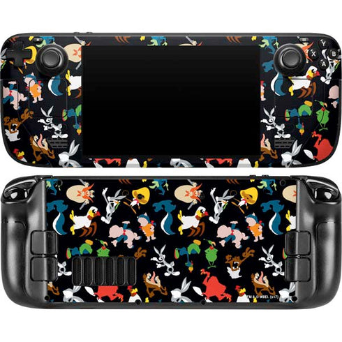 Looney Tunes Identity Pattern Steam Deck Handheld Gaming Computer OLED Skin