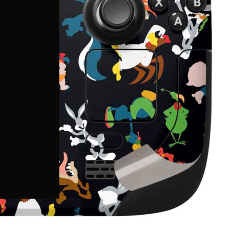 Looney Tunes Identity Pattern Steam Deck Handheld Gaming Computer OLED Skin