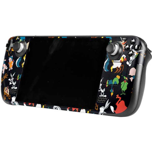 Looney Tunes Identity Pattern Steam Deck Handheld Gaming Computer Skin