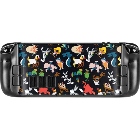 Looney Tunes Identity Pattern Steam Deck Handheld Gaming Computer Skin