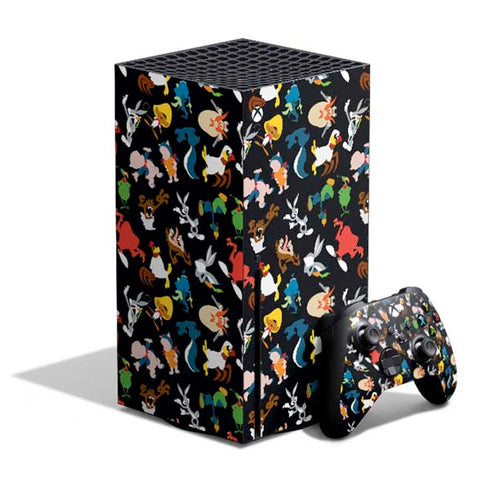Looney Tunes Identity Pattern Xbox Series X Skins