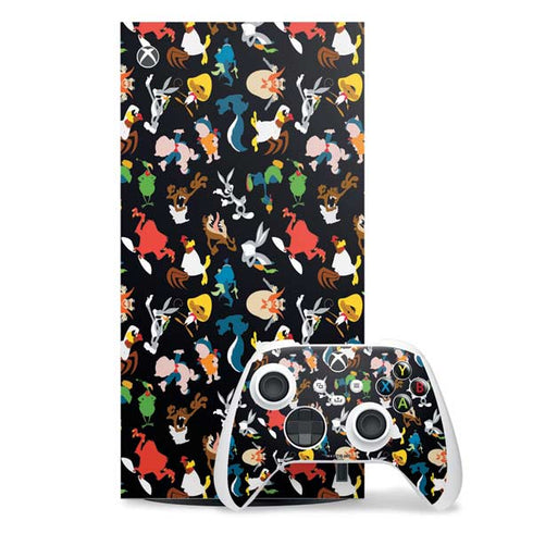 Looney Tunes Identity Pattern Xbox Series X Skins