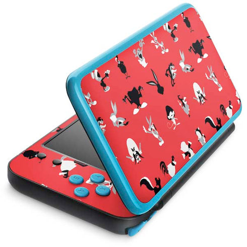 Looney Tunes Identity Red Pattern Nintendo Skins