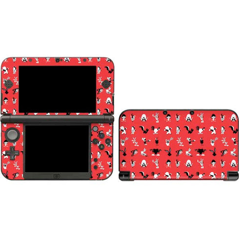 Looney Tunes Identity Red Pattern Nintendo Skins