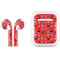 Looney Tunes Identity Red Pattern Apple AirPods Skin