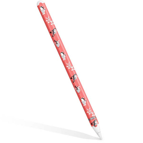 Looney Tunes Identity Red Pattern Apple Pencil (2nd Gen 2019) Skin