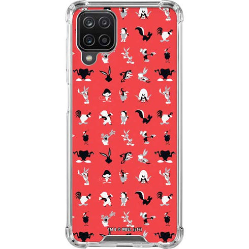 Looney Tunes Identity Red Pattern Galaxy Cases